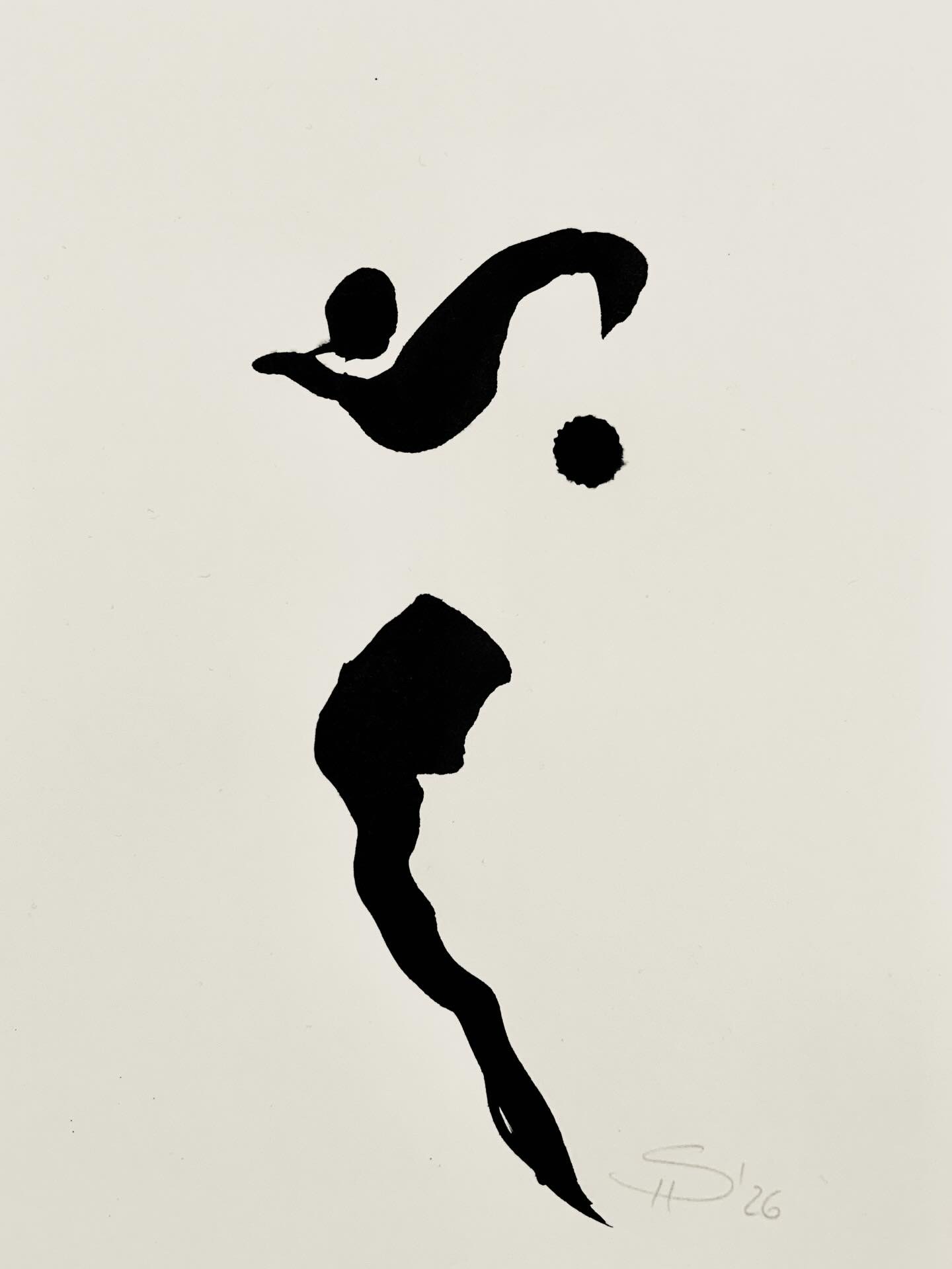 Kaho-c 2026 29,7x21cm Tusche auf Papier