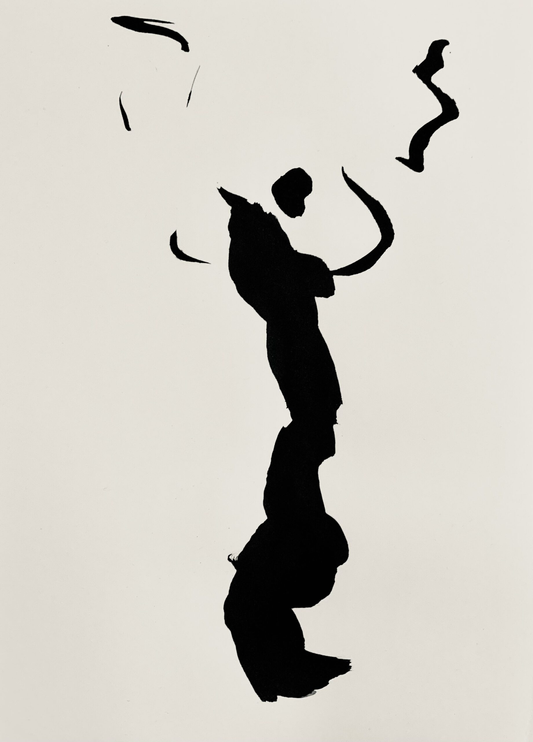 Kaho-d 2026 29,7x21cm Tusche auf Papier